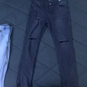 Black jean straight/relaxed fit 33 waist 36 length